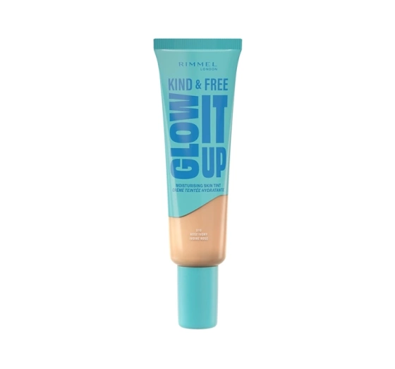Kliknij na zdjęcie, aby je powiększyć Rimmel Kind & Free Glow It Up Leichte feuchtigkeitsspendende Foundation 010 Rose Ivory 30ml