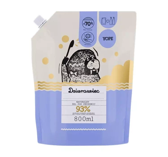 Kliknij na zdjęcie, aby je powiększyć YOPE NATÜRLICHES DUSCHGEL JOHANNISKRAUT REFILL 800ML