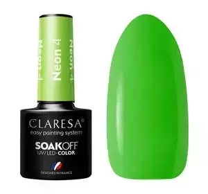 CLARESA SOAK OFF HYBRIDLACK NEON 4 5ML