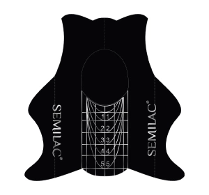 SEMILAC HARDI SHAPER SLIM SCHABLONEN ZUR NAGELVERLÄNGERUNG 100 STÜCK