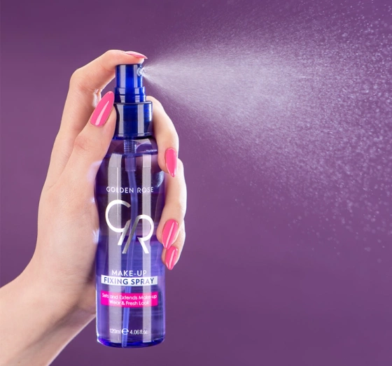 Kliknij na zdjęcie, aby je powiększyć Golden Rose Mattifying Fixing Spray mattierendes Make-up-Spray 120ml