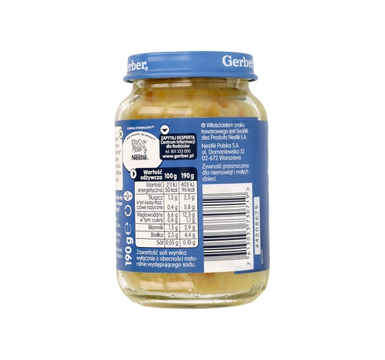Gerber Hühner-Gerstensuppe mit Gemüse für Babys nach dem 9. Monat 190g