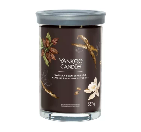 YANKEE CANDLE SIGNATURE DUFTKERZE TUMBLER VANILLA BEAN ESPRESSO 567G