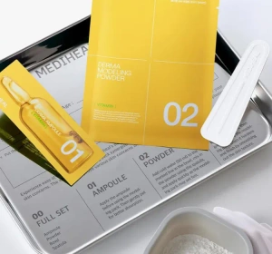 Mediheal Derma Modeling Pack Vitamin Brightening Gesichtspflege-Set Algenmaske 28 g + Serum 2 ml