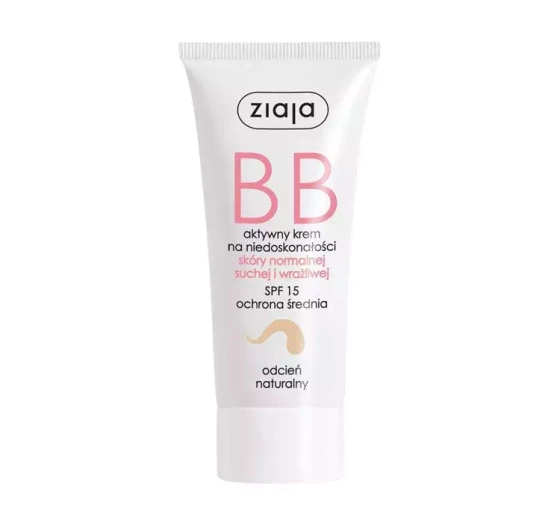 Kliknij na zdjęcie, aby je powiększyć ZIAJA BB CREME NORMALE TROCKENE HAUT NATURAL 50 ML
