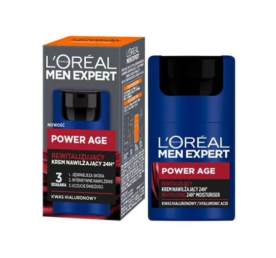 Kliknij na zdjęcie, aby je powiększyć LOREAL MEN EXPERT POWER AGE REVITALISIERENDE GESICHTSCREME 50ML