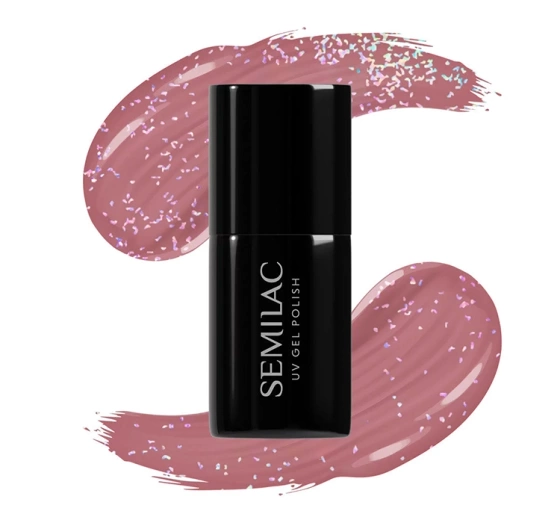 SEMILAC SHIMMER DUST HYBRIDLACK UV 321 SHIMMER DUST CARAMEL 7ML