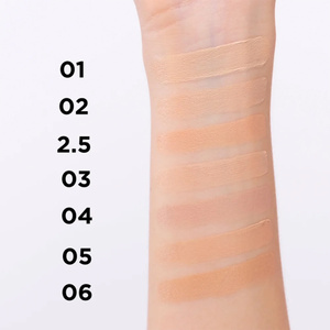 Eveline Cosmetics Liquid Camouflage – wasserfester Concealer mit Hyaluronsäure 01 Light Porcelain 7 ml