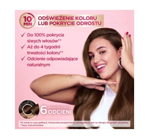 Garnier Color Sensation Haarfärbeshampoo 3.0 Dunkelbraun