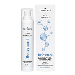 Orientana x Julia Kamińska Longevity Code Bodyguard NAD+ Barriere-Regenerationscreme für trockene, geschwächte Haut und Haut mit gestörter Lipidbarriere 50 ml