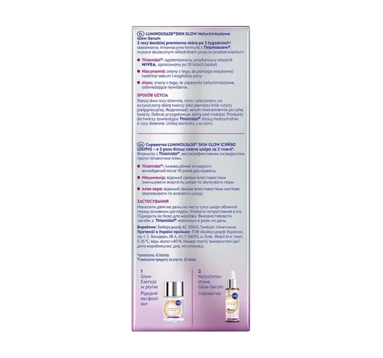 NIVEA Luminous630 sofortiges Glow-Serum gegen Pigmentflecken 30ml