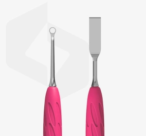 Staleks Pro UNIQ Gummy Doppelter Maniküre-Pusher mit Silikongriff 11/1