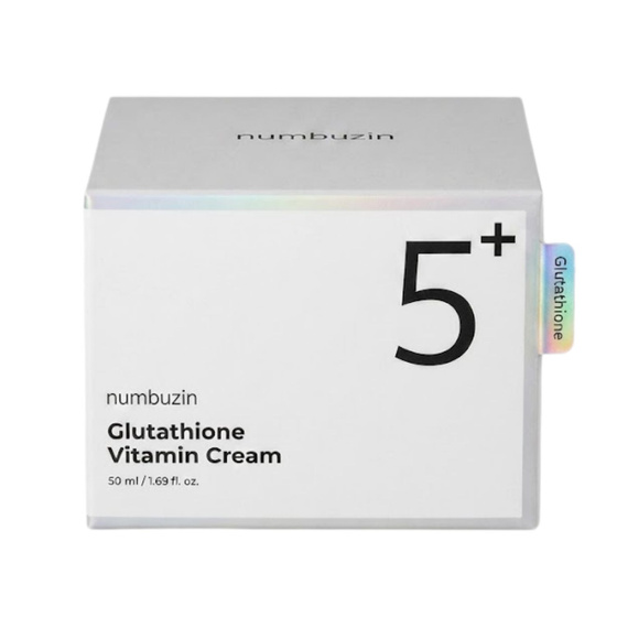 Numbuzin No.5+ Vitamin Glutathione Dark Spot Laser Cream – Creme, die Pigmentflecken sichtbar aufhellt, 50 ml