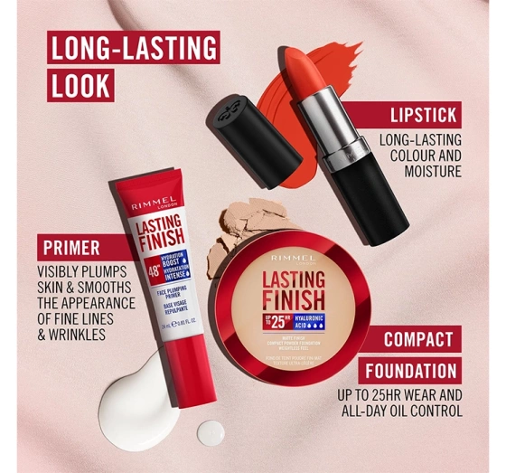 Kliknij na zdjęcie, aby je powiększyć Rimmel Lasting Finish Satin-Lippenstift 290 Sunset Rose 4g
