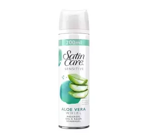GILLETTE SATIN CARE ALOE VERA RASIERGEL FÜR EMPFINDLICHE HAUT 200ML