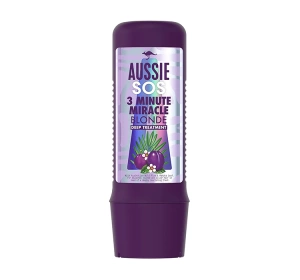 Aussie SOS 3 Minute Miracle Blonde Haarpflege für blondes Haar 225 ml