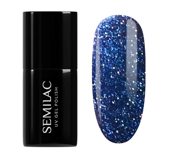 Semilac Winter Wonderland UV-Hybridlack 653 Mystery Blue 7 ml