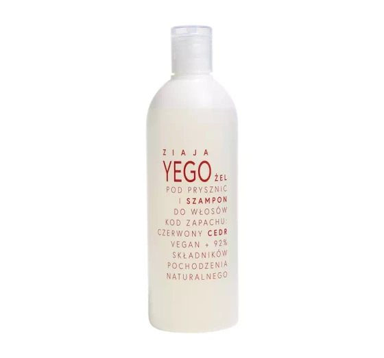 ZIAJA YEGO DUSCHGEL UND SHAMPOO ZEDER 400ML