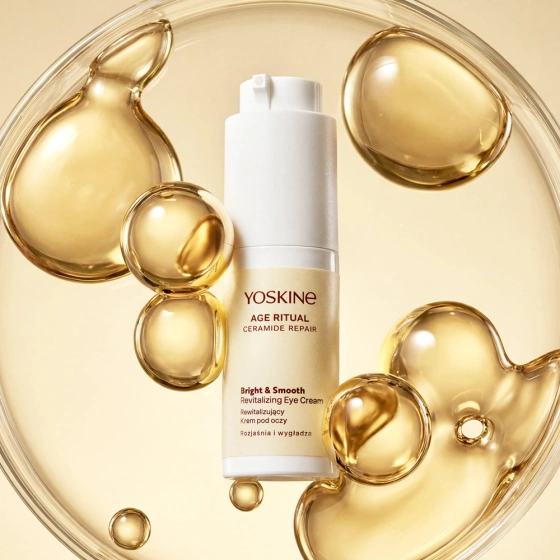 Yoskine Age Ritual Ceramide Repair Bright & Smooth Revitalisierende Augencreme 30 ml