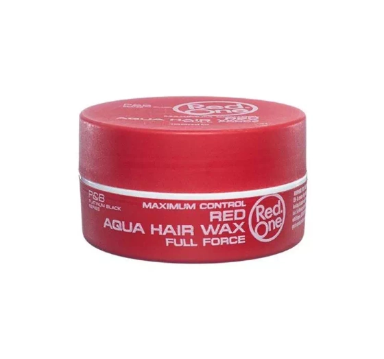 Kliknij na zdjęcie, aby je powiększyć RED ONE MAXIMUM CONTROL RED AQUA HAIR WAX FULL FORCE 150 ML