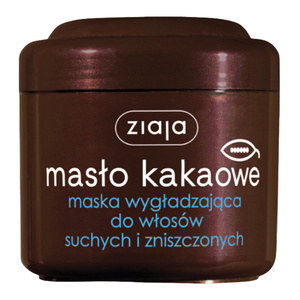 Ziaja Kakaobutter – glättende Haarmaske für trockenes und strapaziertes Haar, 200 ml