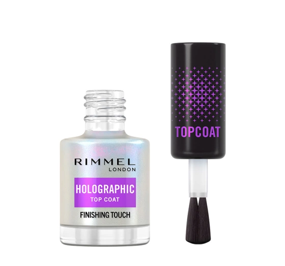Kliknij na zdjęcie, aby je powiększyć Rimmel Holographic Top Coat Nagellack 12ml