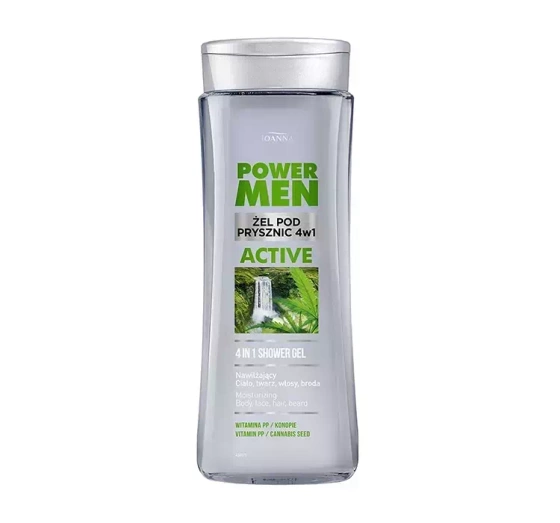 Kliknij na zdjęcie, aby je powiększyć JOANNA POWER MEN 4IN1 DUSCHGEL ACTIVE 300ML