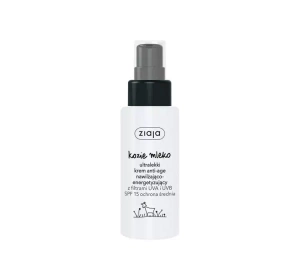 Ziaja Kozie Mleko – ultraleichte Anti-Aging-Feuchtigkeits- und Energie-Creme mit UVA- und UVB-Filtern, LSF 15, 50 ml