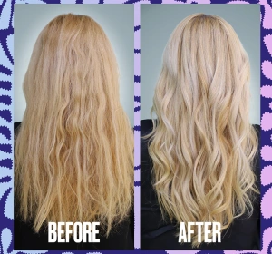Aussie SOS Blonde Hydration – violettes Tönungsshampoo für blondes Haar, 490 ml