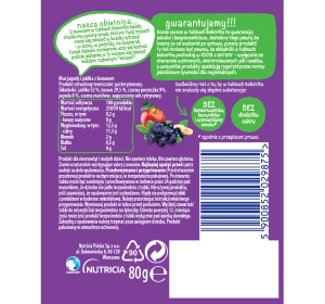 BoboVita Fruchtmus ab dem 6. Monat – Beeren und Apfel mit Banane, 80 g