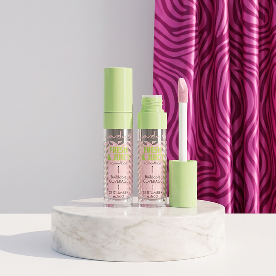 Kliknij na zdjęcie, aby je powiększyć Lovely Fresh & Juicy Camouflage – rosa Concealer für das Gesicht, 4–4,5 g