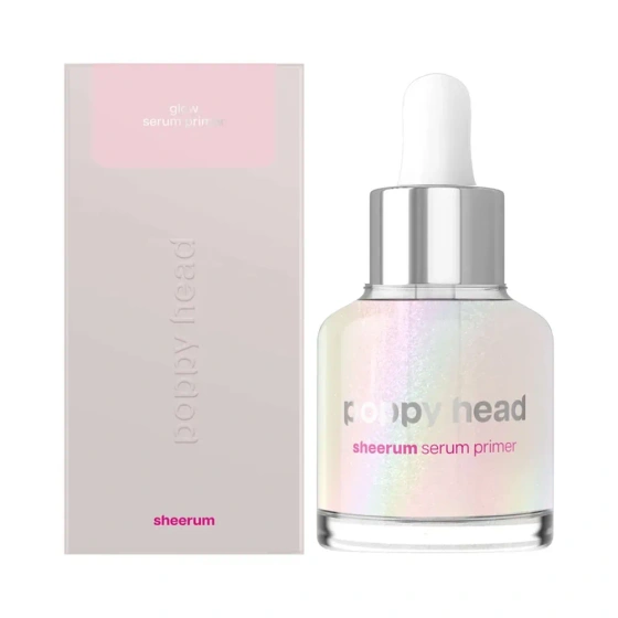 Kliknij na zdjęcie, aby je powiększyć Poppy Head Sheerum Aufhellende Serum-Basis für Make-up 30 ml