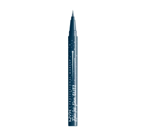NYX Professional Makeup Epic Ink Liner wasserfester Eyeliner im Stift 05 Denim Dazzle 1 ml