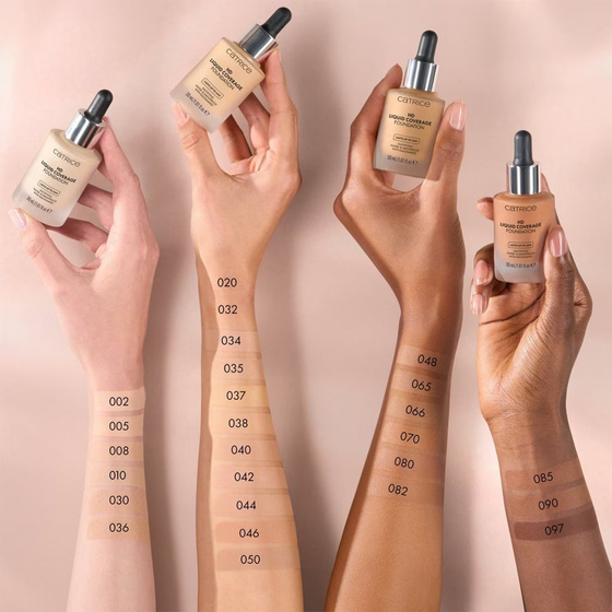 CATRICE HD LIQUID COVERAGE FOUNDATION 010 LIGHT BEIGE 30 ML