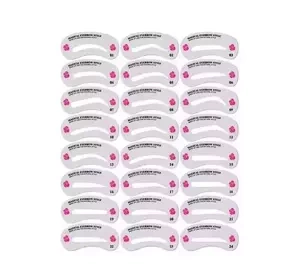 LASH BROW SCHABLONE FÜR BRAUEN 24 FORMEN