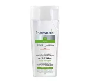 PHARMACERIS T SEBO MICELLAR ANTIBAKTERIELLES MIZELLENWASSER ZUR REINIGUNG UND ZUM ABSCHMINKEN VON GESICHT UND AUGEN 200ML