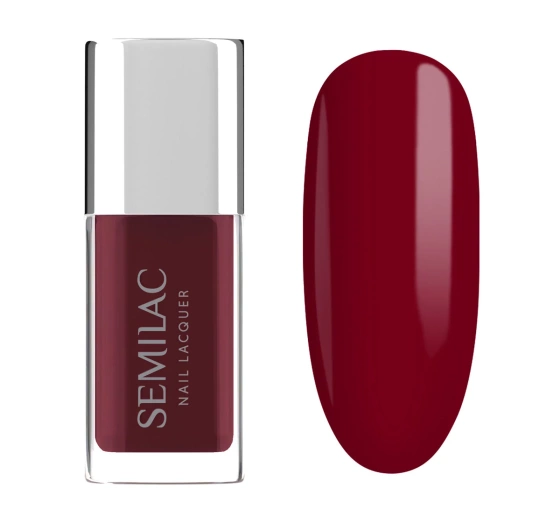 Kliknij na zdjęcie, aby je powiększyć Semilac Nail Lacquer Klassischer Nagellack 110 Classic Red 9 ml