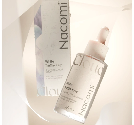 Kliknij na zdjęcie, aby je powiększyć Nacomi White Truffle Key Beruhigend-feuchtigkeitsspendendes Serum 40 ml