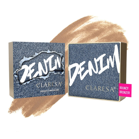 Kliknij na zdjęcie, aby je powiększyć Claresa Denim Bronzer Bouncy mit elastischer Formel im Kompaktpuder, 01 Light, 10 g