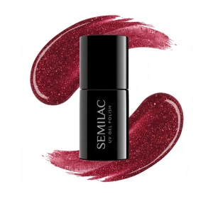 Semilac Winter Wonderland UV-Hybridlack 954 Silky Rouge 7 ml