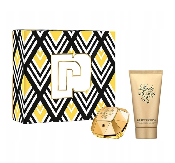 PACO RABANNE LADY MILLION EDP SPRAY 50ML + KÖRPERLOTION 75ML SET