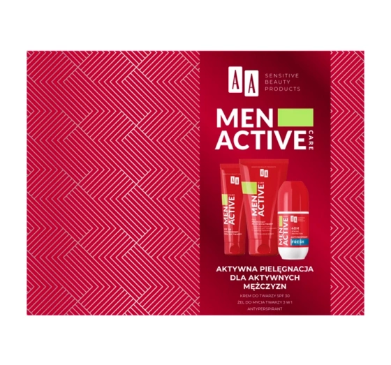AA MEN ACTIVE AKTIVES PFLEGEPROGRAMM GESCHENKSET