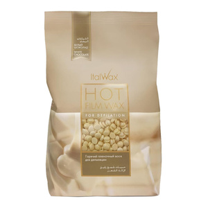 ITALWAX HOT FILM WAX WACHS ZUR EPILATION IM GRANULAT WEISSE SCHOCKOLADE 1000G