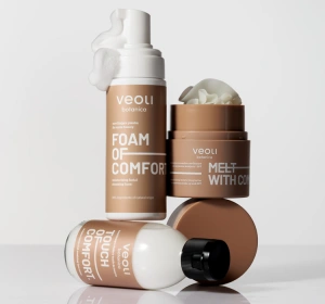 Veoli Botanica Melt With Comfort Emulgierender Make-up-Entfernungsbalsam für trockene Haut 40 g