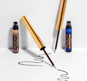 Eveline Precise Slim langanhaltender Eyeliner Vinyl Black 2,8ml