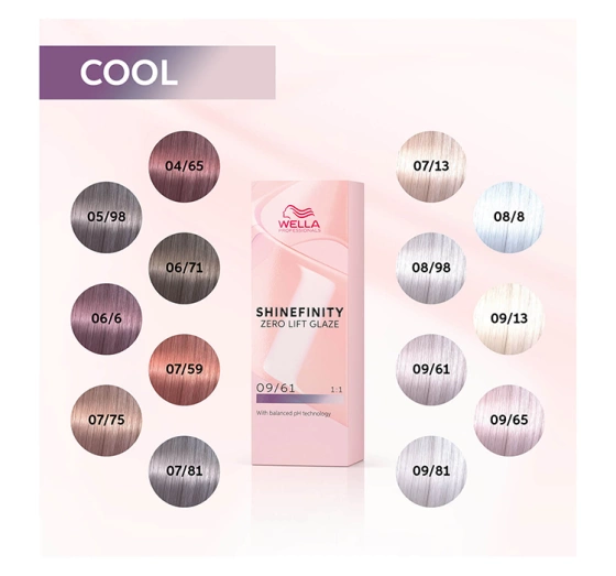 Kliknij na zdjęcie, aby je powiększyć WELLA PROFESSIONALS SHINEFINITY DEMI-PERMANENTE HAARFARBE 07/13 60ML