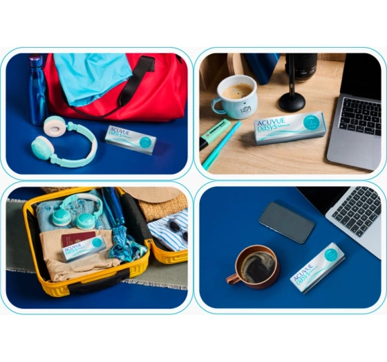 Kliknij na zdjęcie, aby je powiększyć ACUVUE OASYS 1-DAY WITH HYDRALUXE 30 STÜCK -5.50 / 8.5