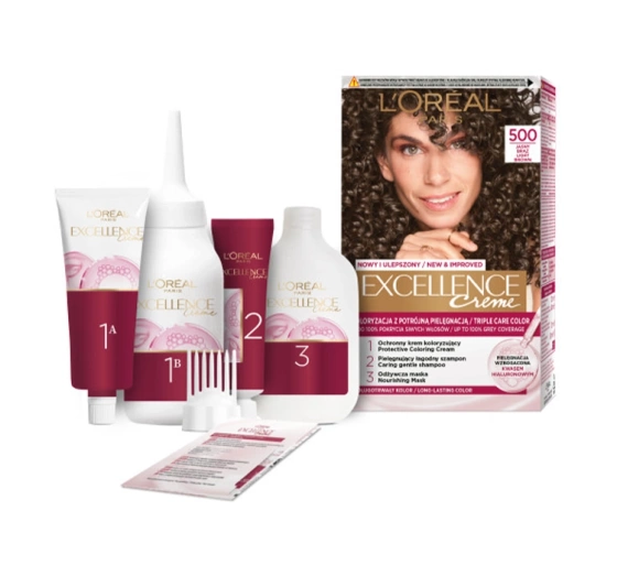 LOREAL EXCELLENCE CREME HAARFARBE 5.00 HELLBRAUN 