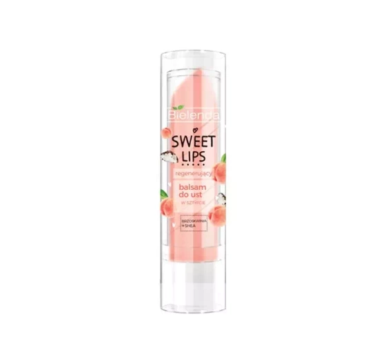 Kliknij na zdjęcie, aby je powiększyć BIELENDA SWEET LIPS REGENERIERENDES LIPPENBALSAM PFIRSICH UND SHEABUTTER 3,8G
