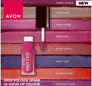AVON POWER STAY FLÜSSIGER LIPPENSTIFT NUDE SURGE 7ML